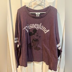 Disney Parks Purple Mickey Mouse Top